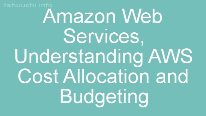 Understanding AWS Cost Allocation and Budgeting